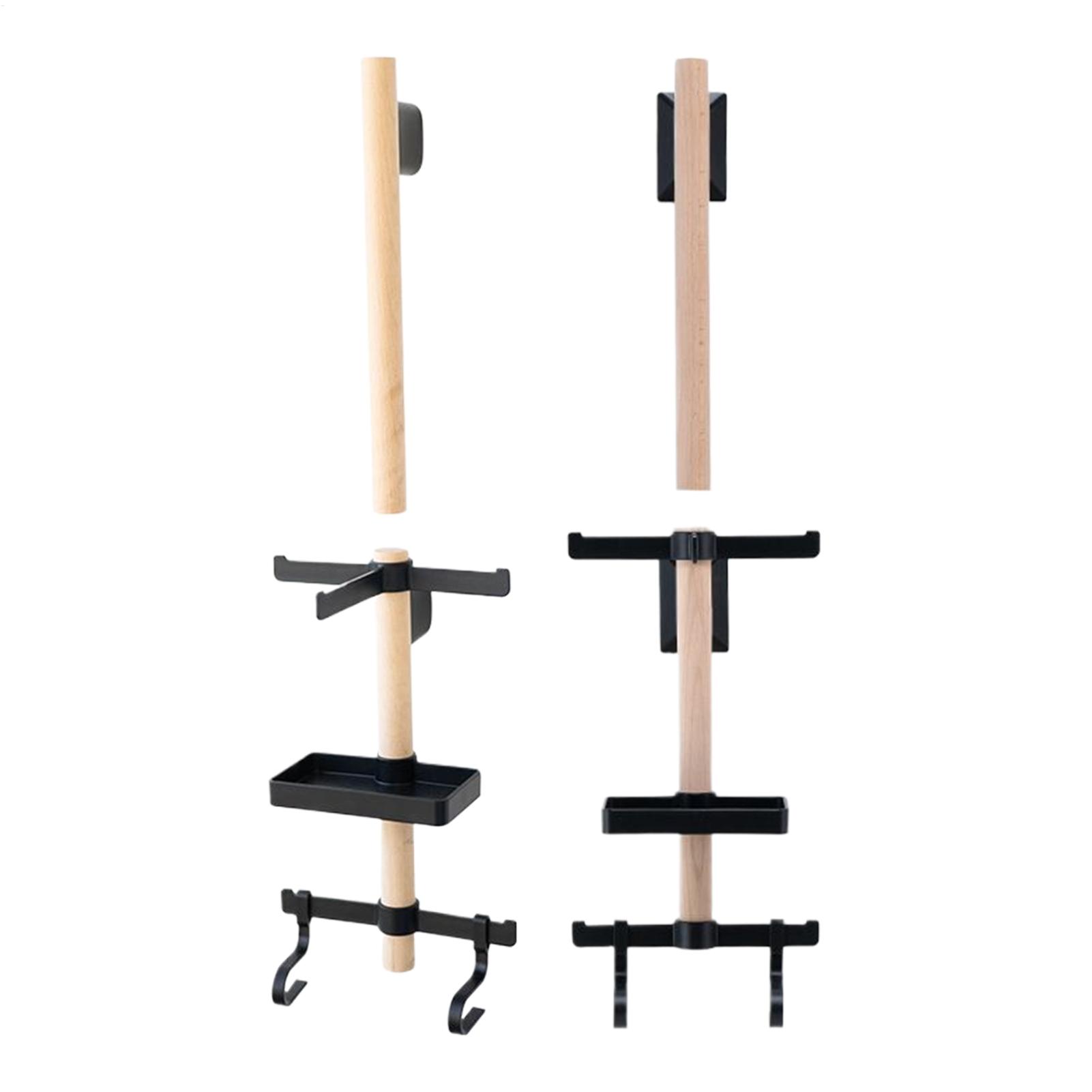 Cycling Gear Storage Rack - Porta Biciclette da Parete in Legno