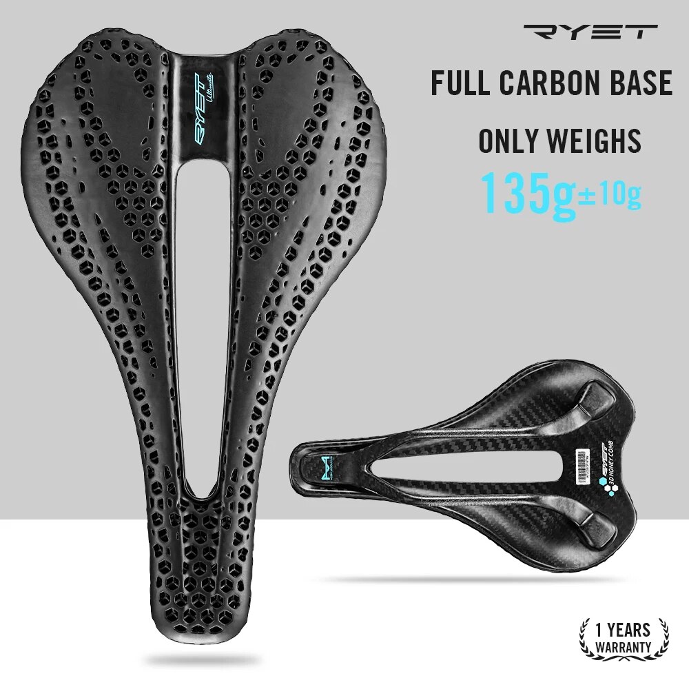 RYET Carbon 3D Printed sella U - Carbon Fiber Saddle recensione e prezzo