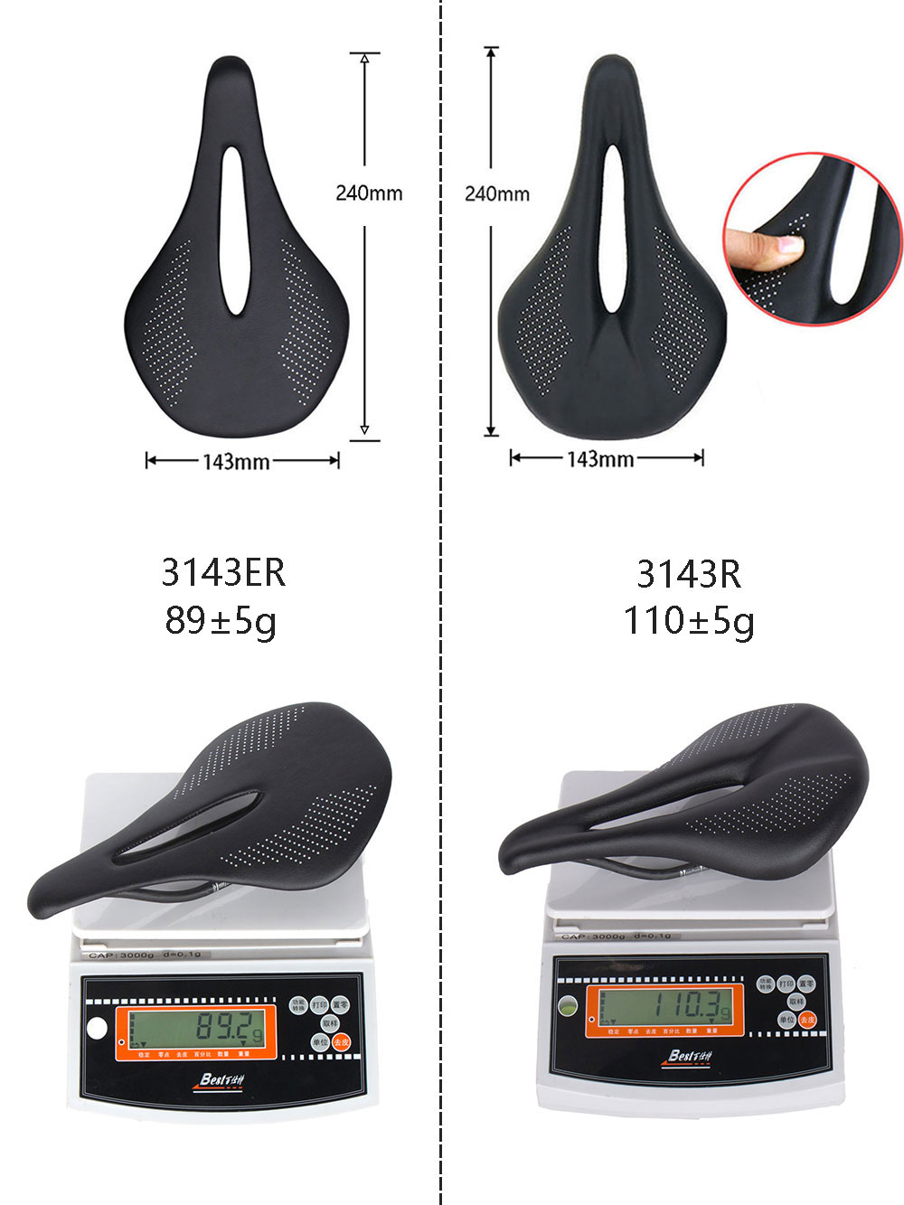 Nuova Sella per Bicicletta in  - Carbon Fiber Saddle recensione e prezzo