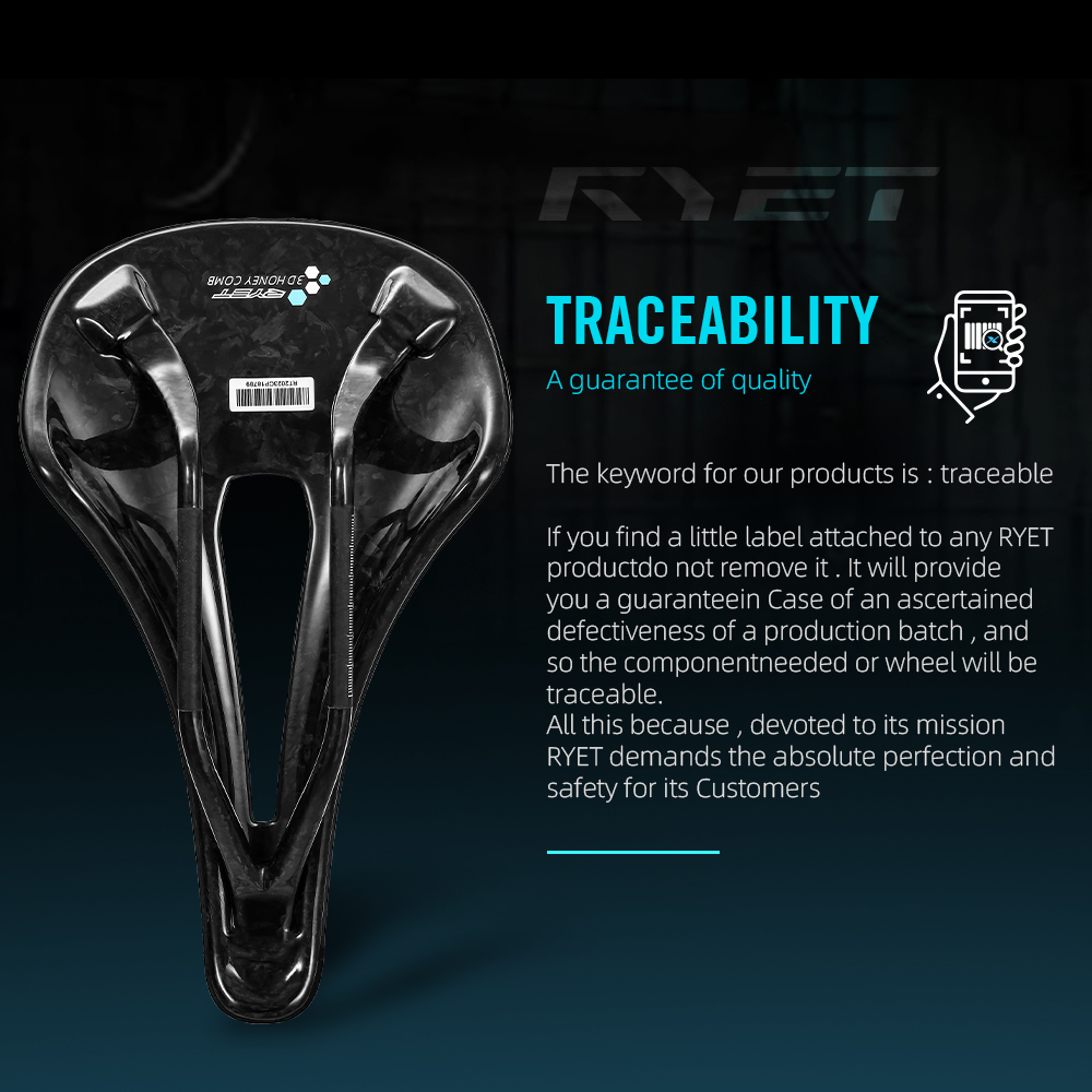 RYET Sella per bici stampata i - Carbon Fiber Saddle recensione e prezzo