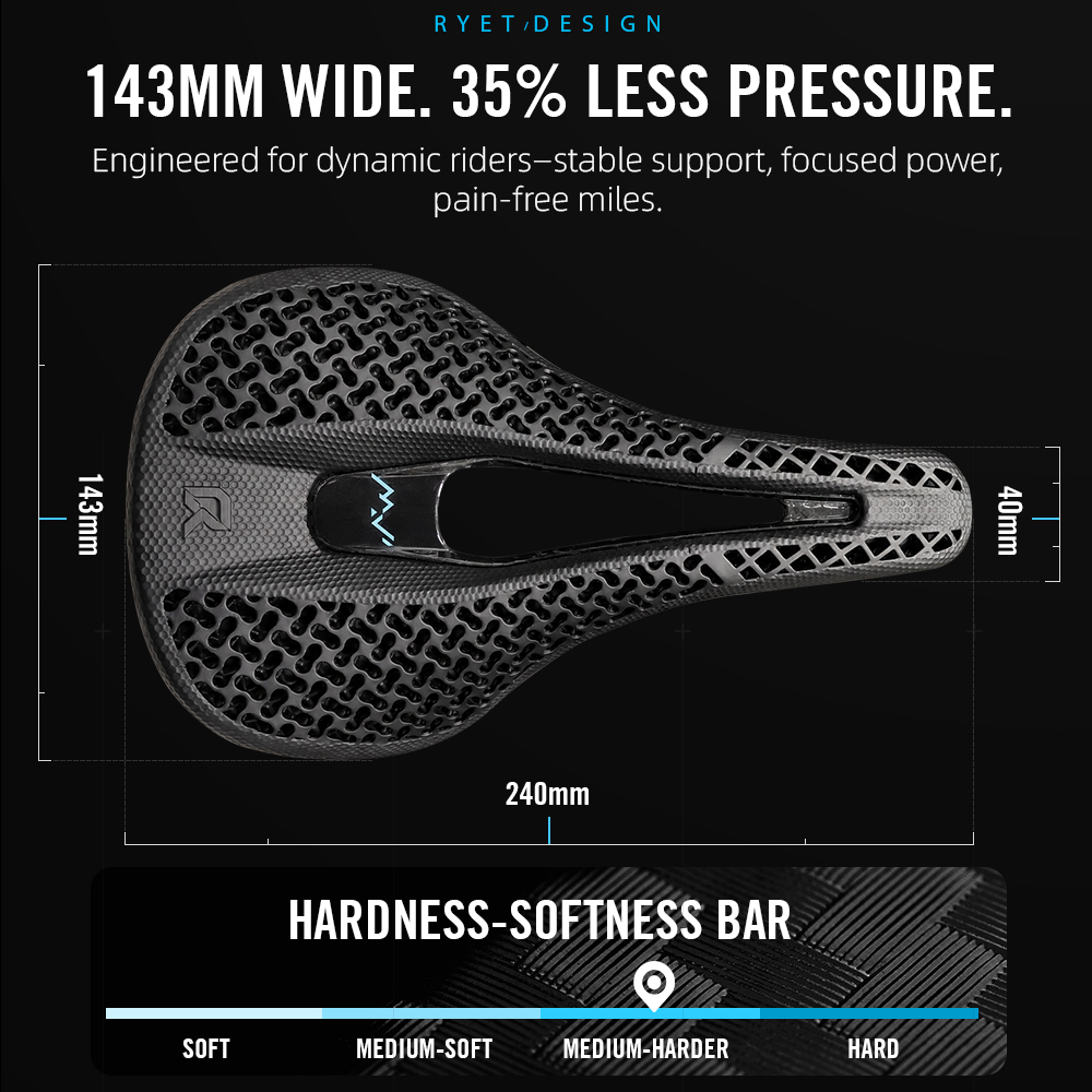 RYET Sella per bici stampata i - Carbon Fiber Saddle recensione e prezzo
