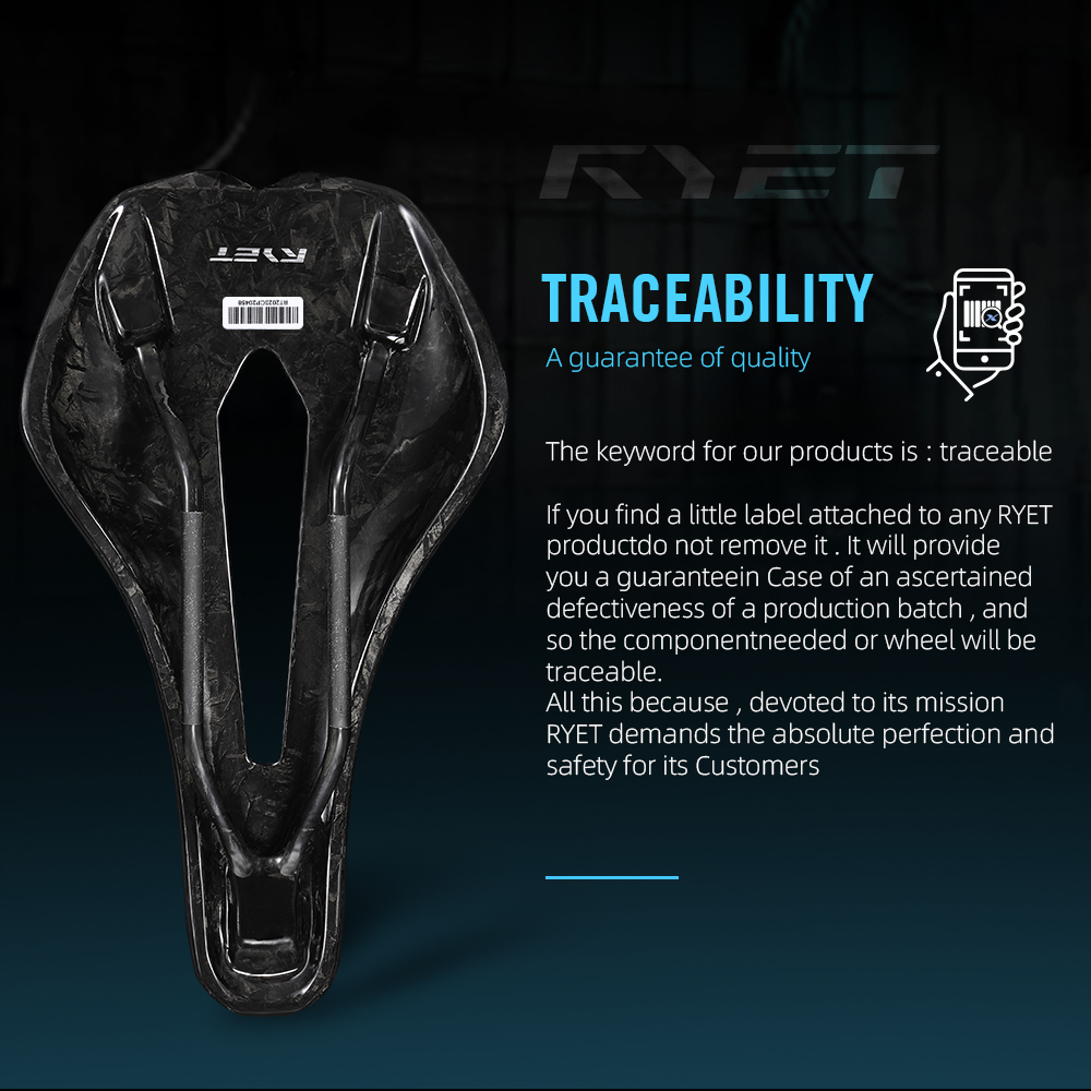 RYET Sella per bici in carboni - Carbon Fiber Saddle recensione e prezzo