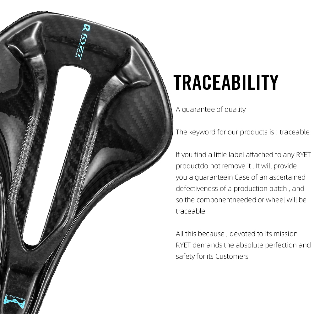 RYET Full Carbon 120g 3D Stamp - Carbon Fiber Saddle recensione e prezzo